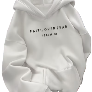 Oversized Faith Over Fear Hoodie